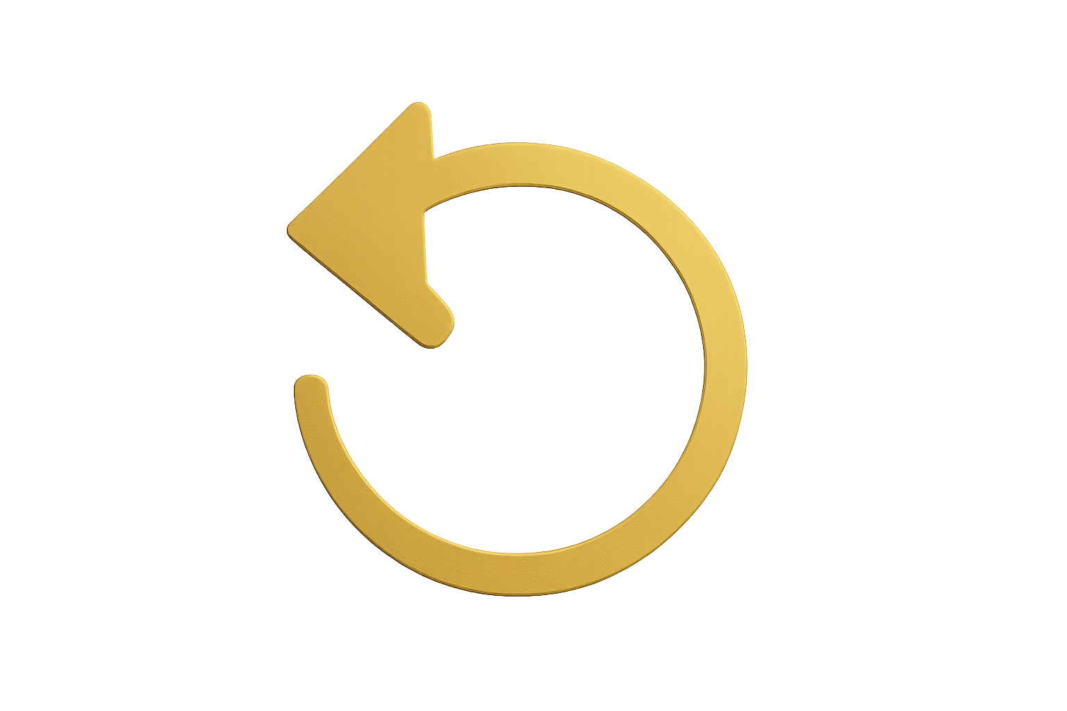 SUGGEST A EASY RETURN ICON IN GOLDER ROYAL COLOUR