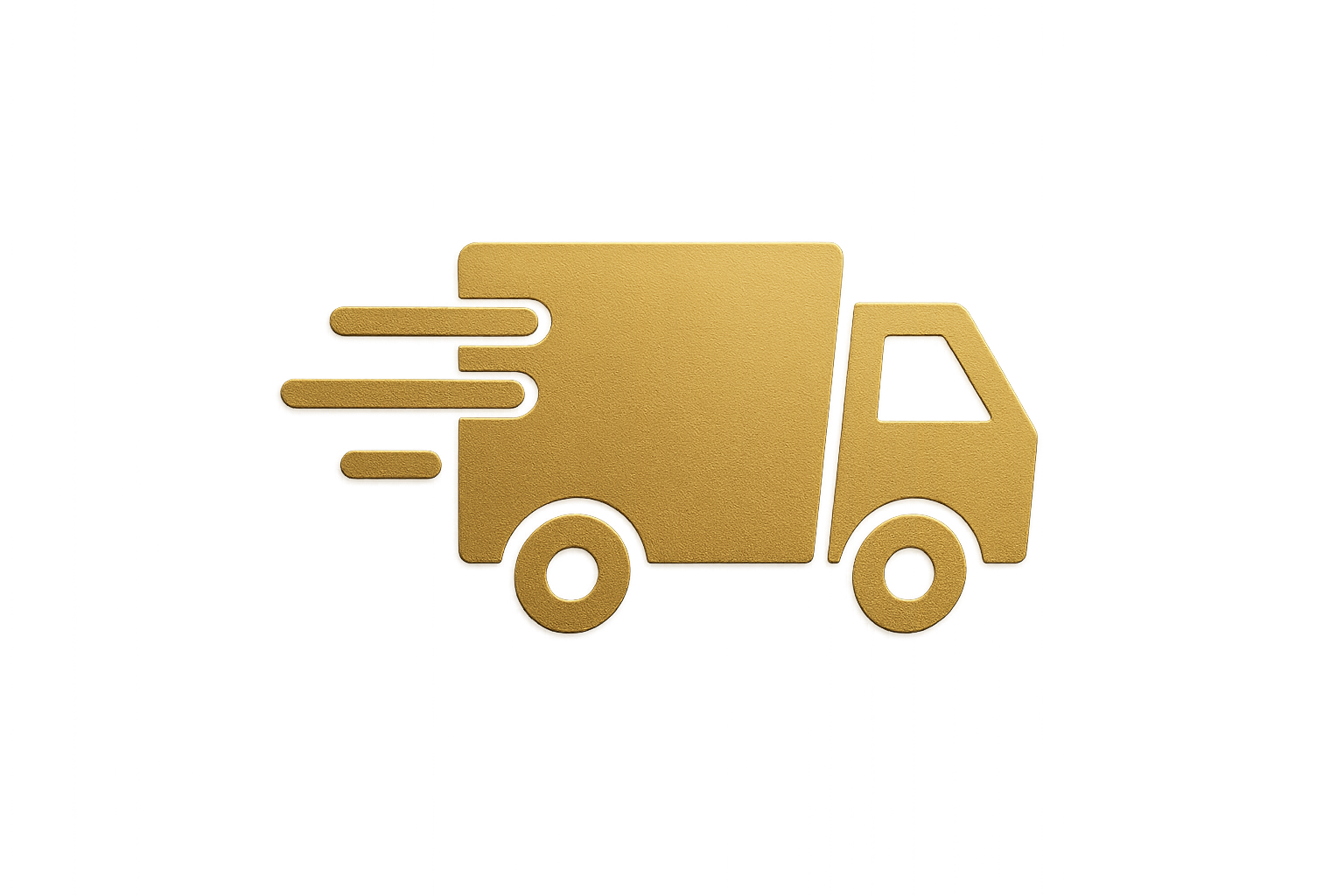 SUGGEST AN ICON FOR FAST DELIVERY SOLID IN GOLDEN ROYAL COLOUR